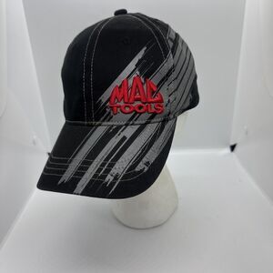 MAC Tools  Embroidered Black Graphic Strap Back Cap Hat